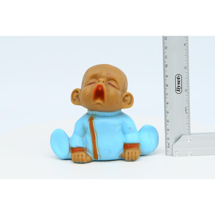 Vintage Spanische Pere Vinyl-Puppe (1980er) - 10 cm
