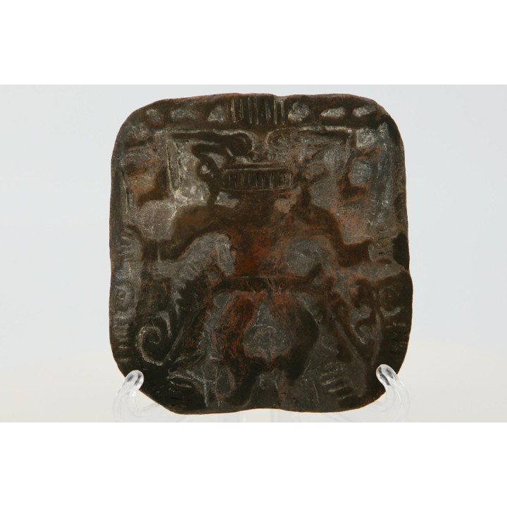 Grote Meso-Amerikaanse Keramische Stempel - Azteekse Stijl