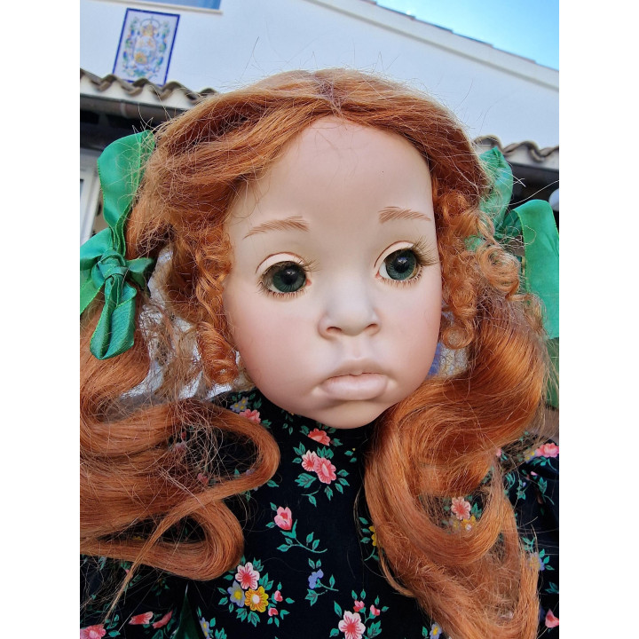 Porcelanowa lalka Flossie Donna RuBert 1995 - 62 cm