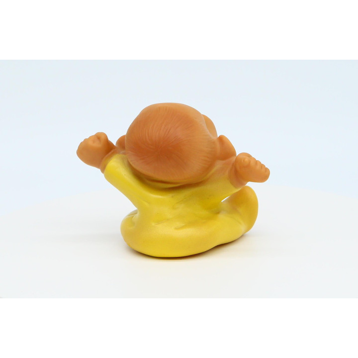 Figura Pere Bebé Bocejando - Borracha Vintage Anos 70-80