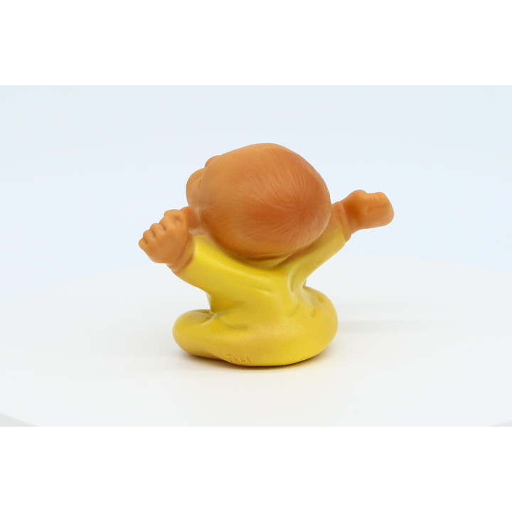 Figura Pere Bebé Bocejando - Borracha Vintage Anos 70-80