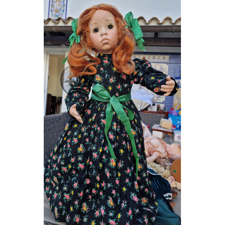 ドナ・ルバート作 ビスクドール Flossie (1995年) 62cm
