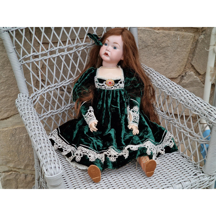 Helga Matejka Porzellanpuppe Marielle 1991 - 62cm Sammlerstück