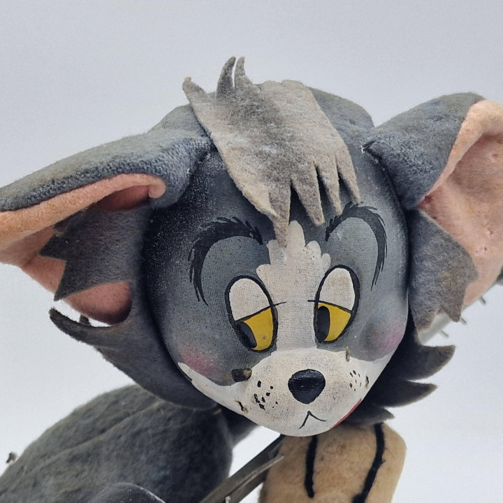 Vintage Tom Figuur (Tom en Jerry) Jaren 60