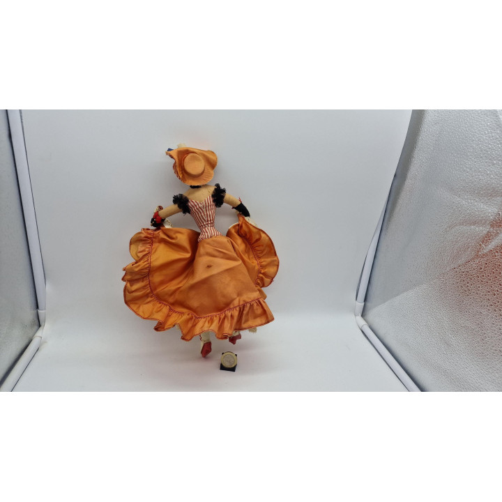 Boneca Bailarina de Cancan Vintage Anos 60