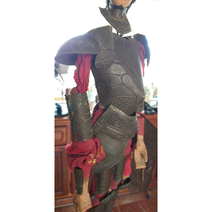 1950s Sicilian Pupi Puppet Medieval Knight - 75cm
