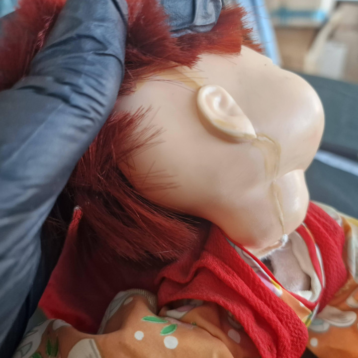 Vintage 1950s Japanese Haibai Doll - Shōwa Crawling Baby