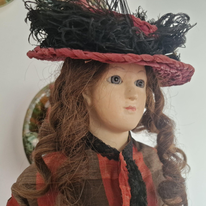Large Antique Victorian Doll (70 cm), c. 1880-1900