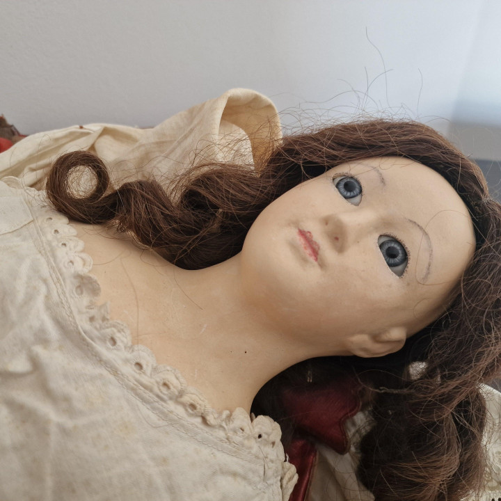 Large Antique Victorian Doll (70 cm), c. 1880-1900