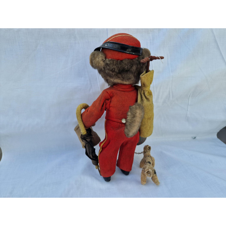 Jouet de collection espagnol 1930 : Chien groom de luxe