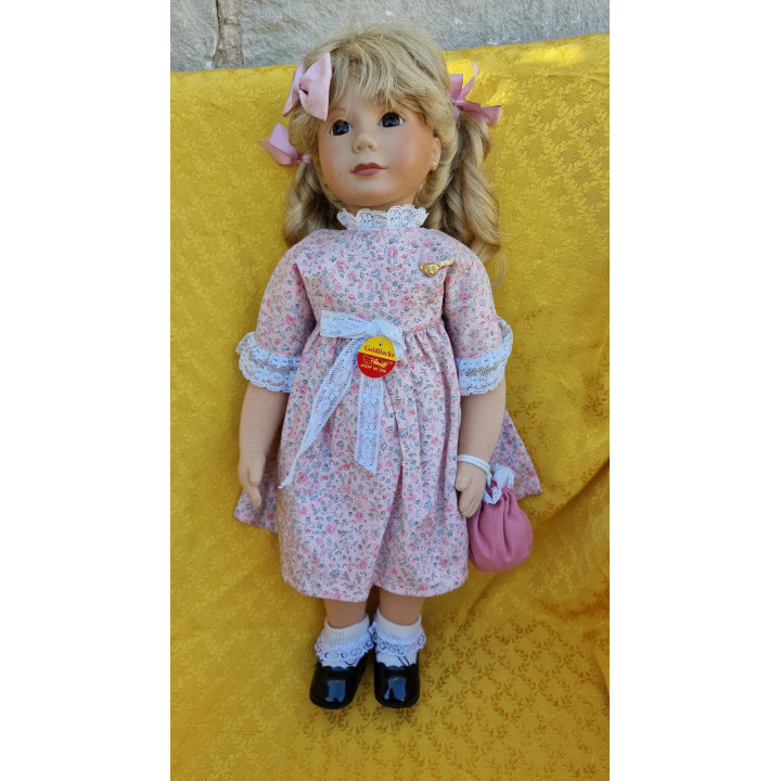 Steiff Goldilocks Collectible Doll 1992 - Knopf im Ohr 22"