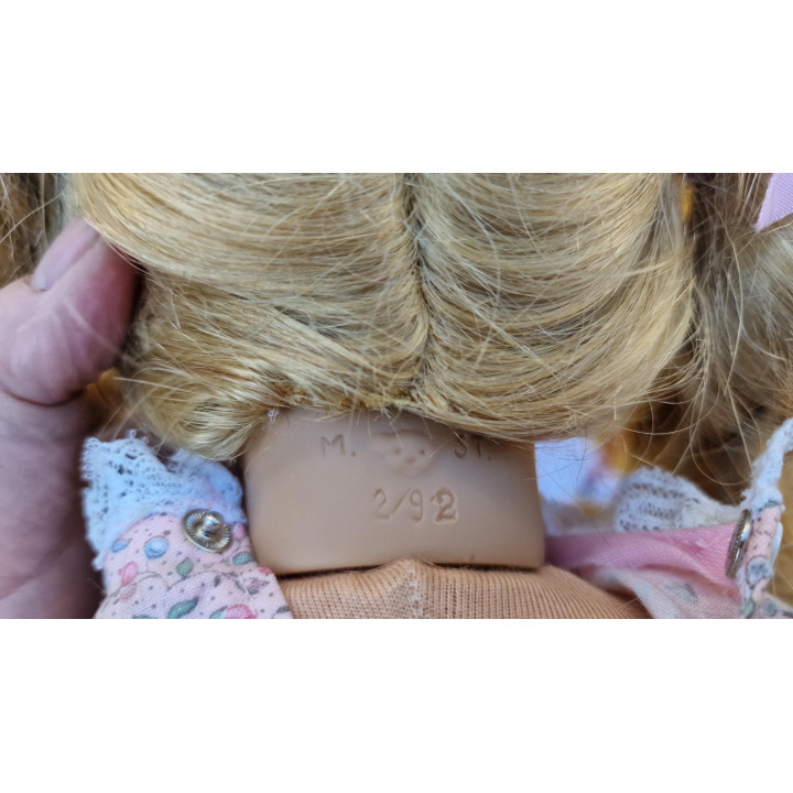 Muñeca Steiff Goldilocks 1992 - Colección Knopf im Ohr 56cm