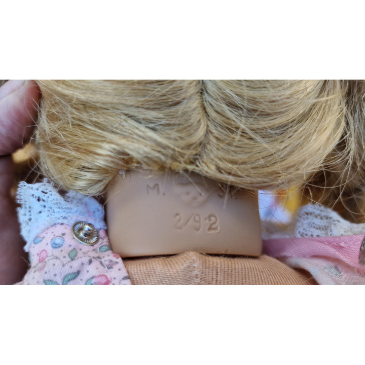 Poupée Steiff Boucle d'or 1992 - Collection Knopf im Ohr 56cm
