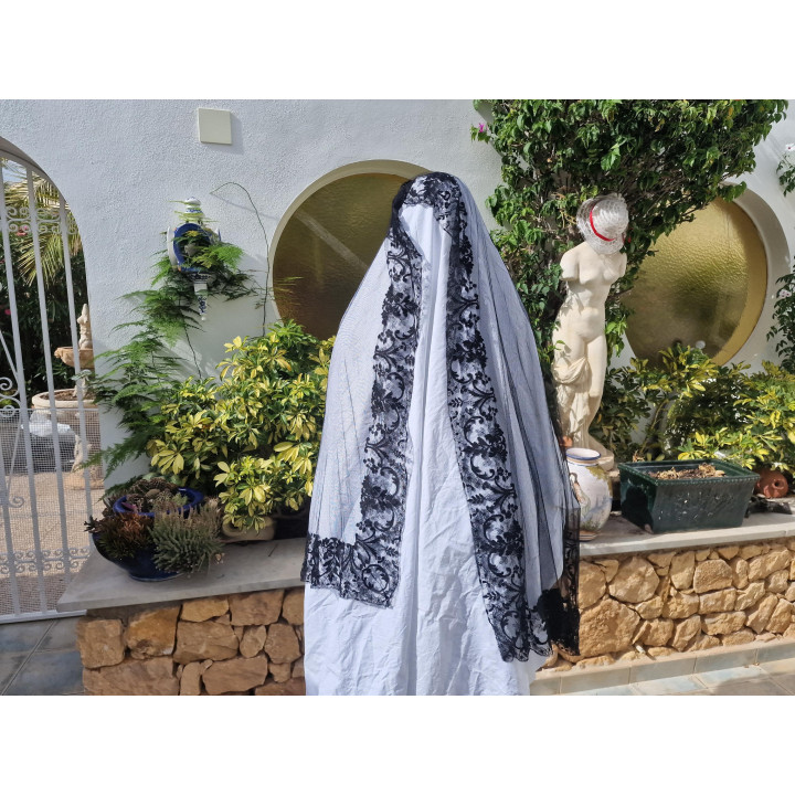 Vintage Spanische Mantilla 1960er Jahre