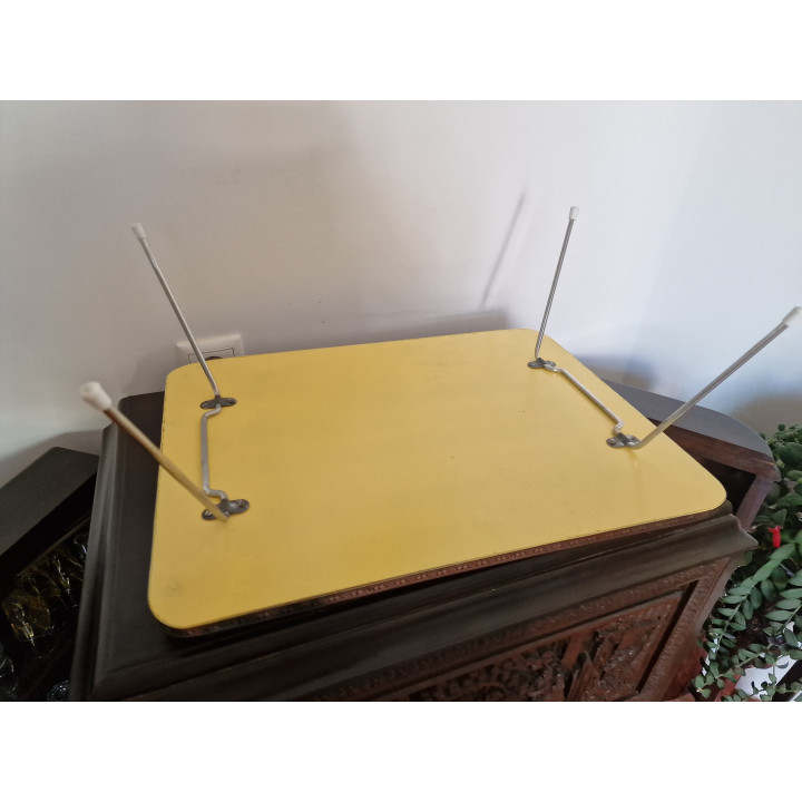 Mid-Century Modern Folding Bed Tray - 1960s Nautical