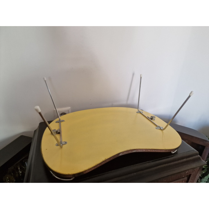 Vintage 1960s Kidney-Shaped Bed Tray | Mid Century Modern