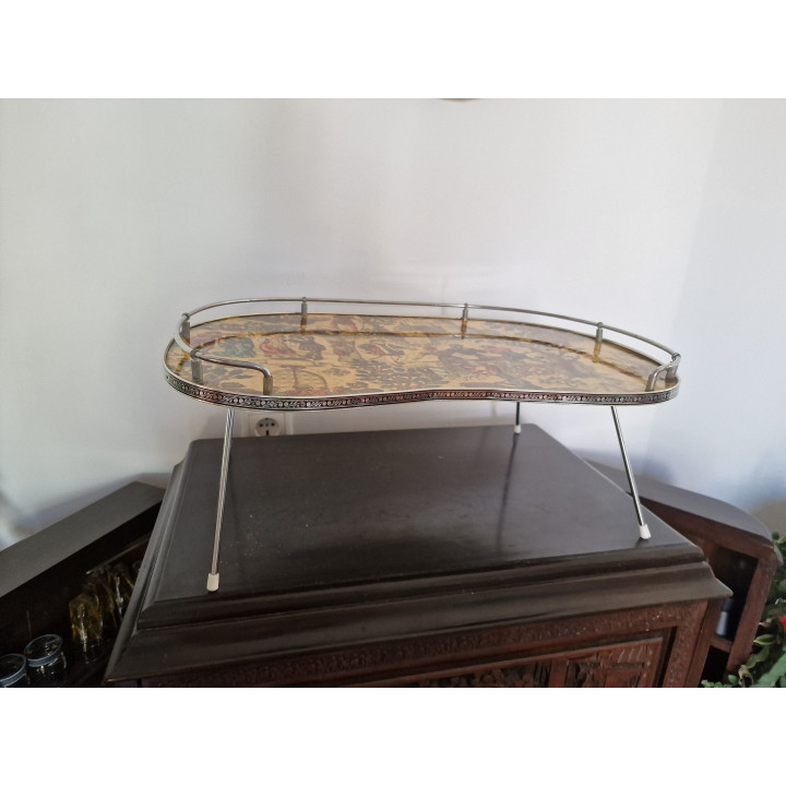 Bandeja de Cama Vintage Anos 60 Mid Century Modern