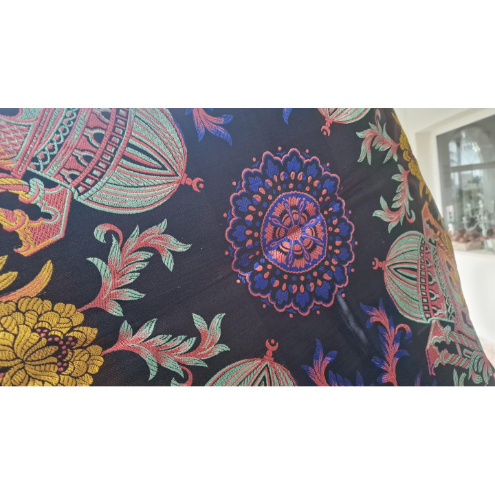Scialle da Piano Vintage Anni '40 Taj Mahal | Seta