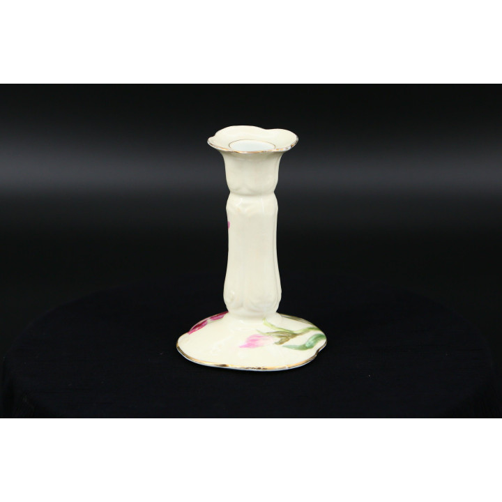 Candeliere in porcellana di Limoges Alfred Lanternier 1920