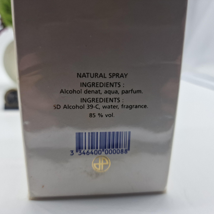 Eau de Patou Jean Patou 100ml Vintage 1989 - Nuovo Sigillato