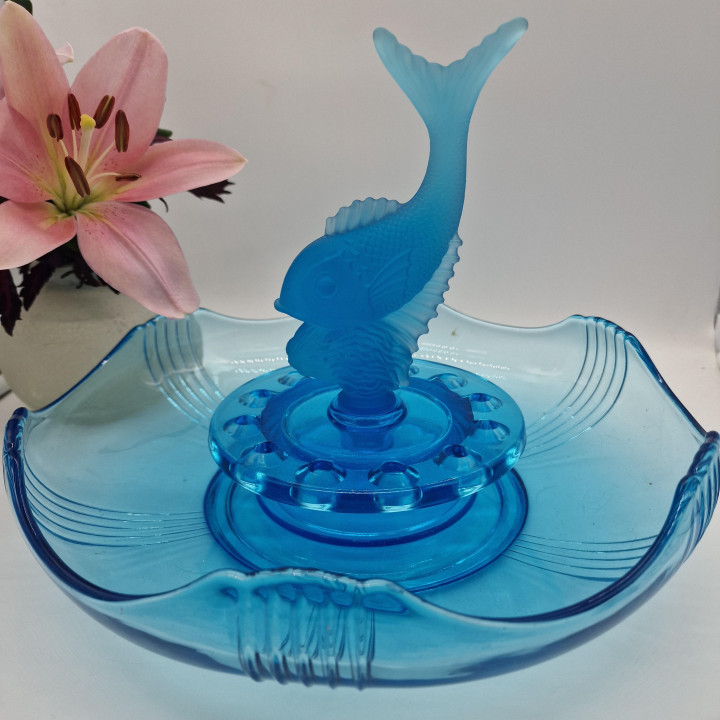 Centrotavola Art Déco Walther & Söhne "Fisch" (1930)