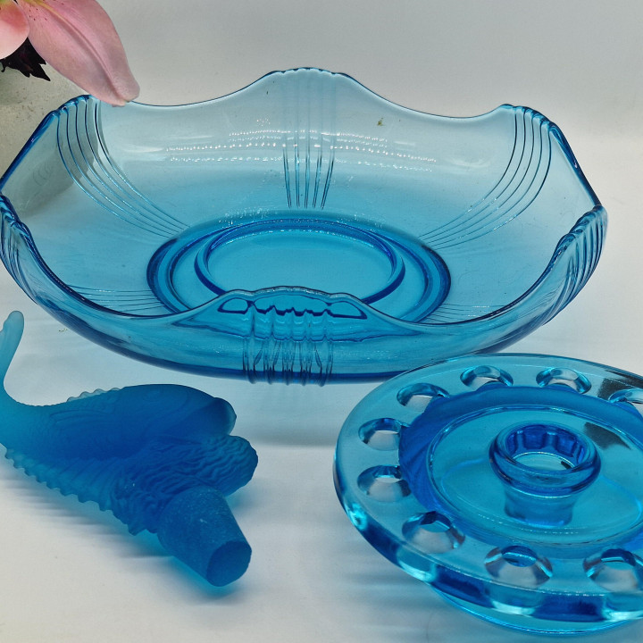 Centrotavola Art Déco Walther & Söhne "Fisch" (1930)