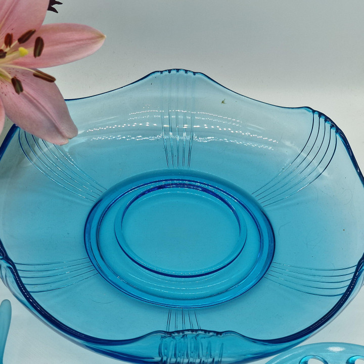 Surtout de Table Art Déco Walther & Söhne "Fisch" (1930)