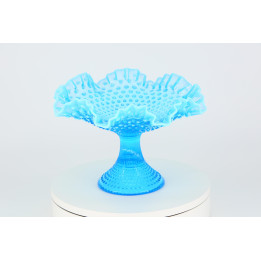 Misa Fenton Blue Opalescent Hobnail - Lata 50. XX w.