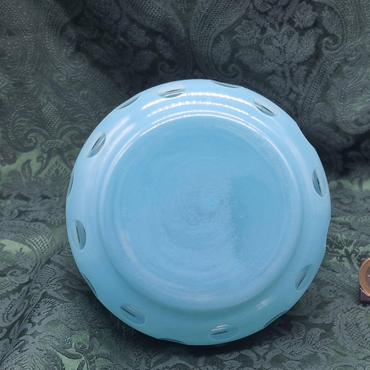 Zuccheriera Sovietica Avtoshtamp 1950 Vetro Blu