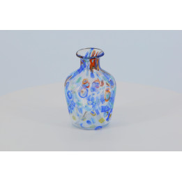 Florero de Vidrio Soplado Estilo Murano - Años 60