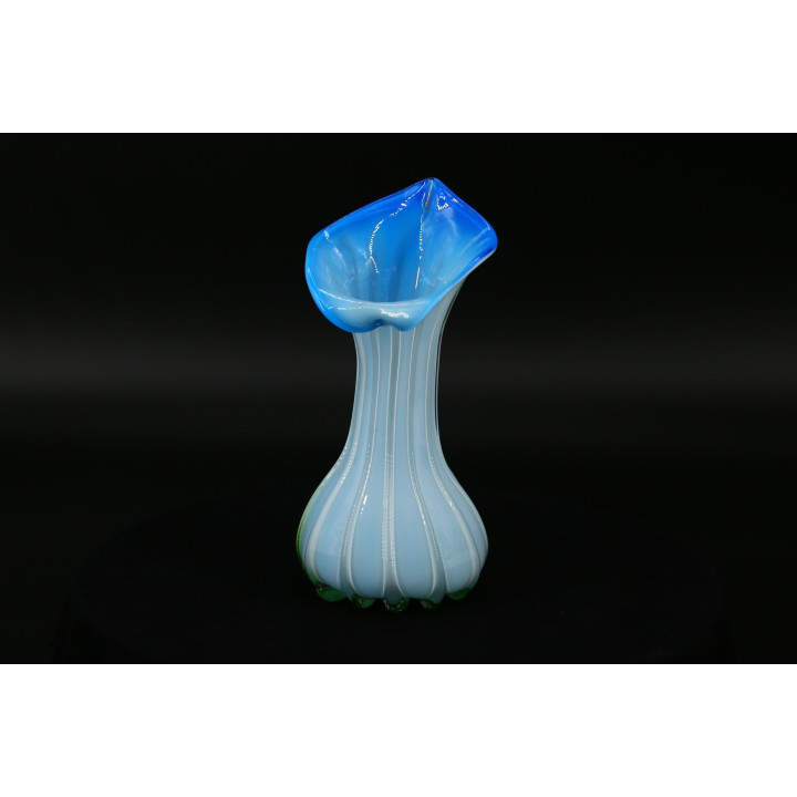 Vaso Vintage in Vetro Opalino Anni '30 | Stile Murano