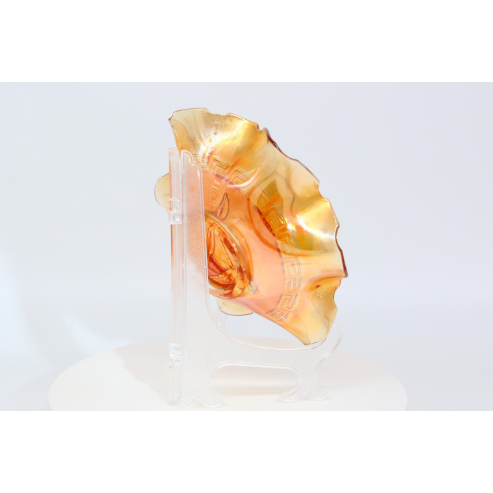 Fenton Marigold Karnevalsglas Pferdekopf Schale 22cm