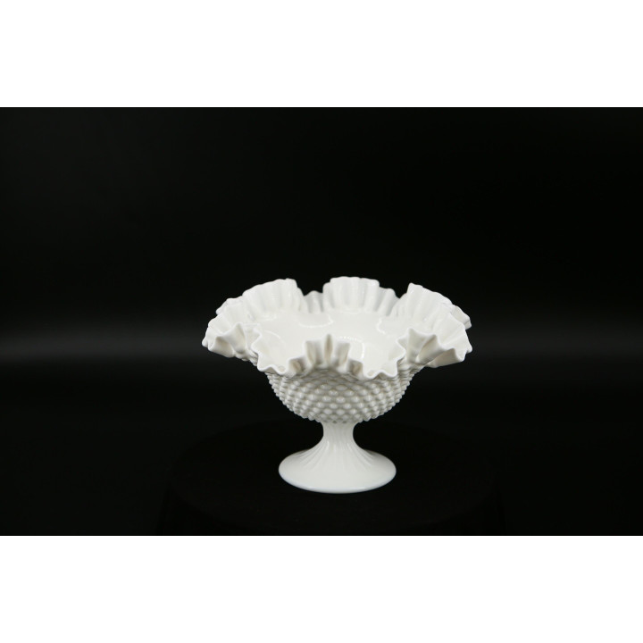 Misa Fenton Hobnail Milk Glass - Vintage lata 50.