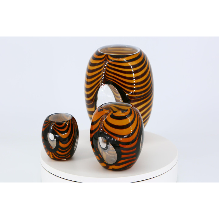 3er-Set Dreamlight Mediterrano Kunstglas - Gilde Handwerk