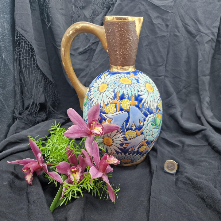 Brocca Art Déco Boch Frères La Louvière anni '20
