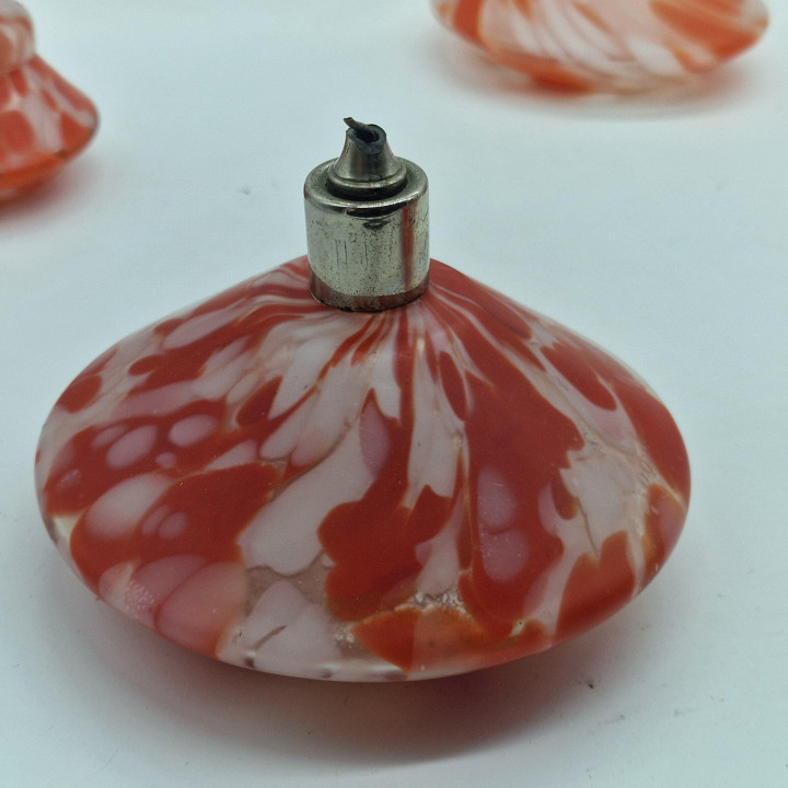 Art Deco Glass Vanity Set - 6 Pieces (1920s-1930s)