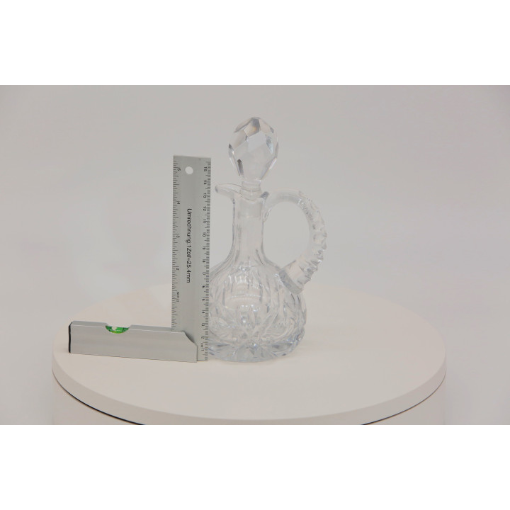 Geslepen Glazen Karaf Jaren 90 | Vintage Decanteerfles
