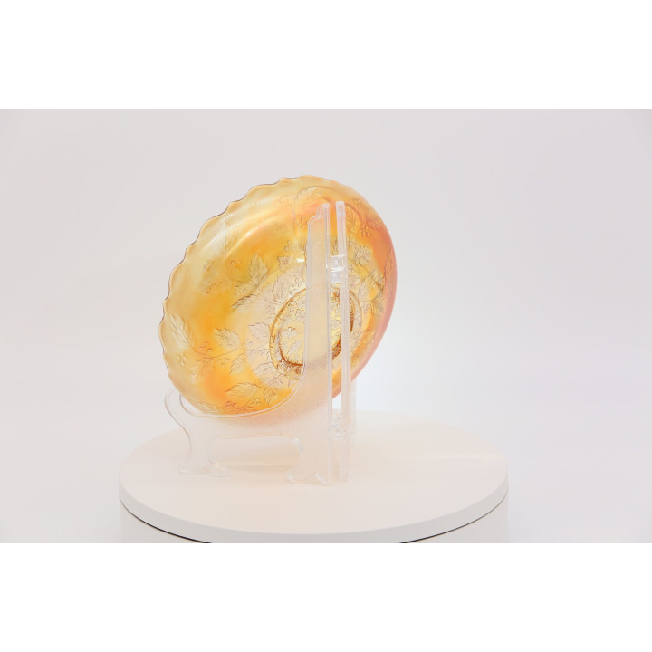 Misa Carnival Glass Marigold Holly lata 70.