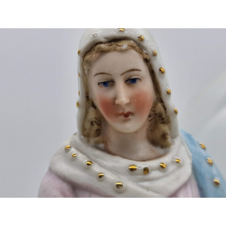 Scultura Sacra Famiglia con Cupola di Vetro (1920)