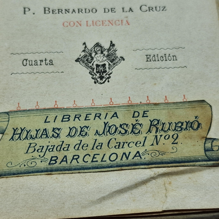 19世紀 スペインのアンティーク祈祷書 Pequeño Oficio del Domingo