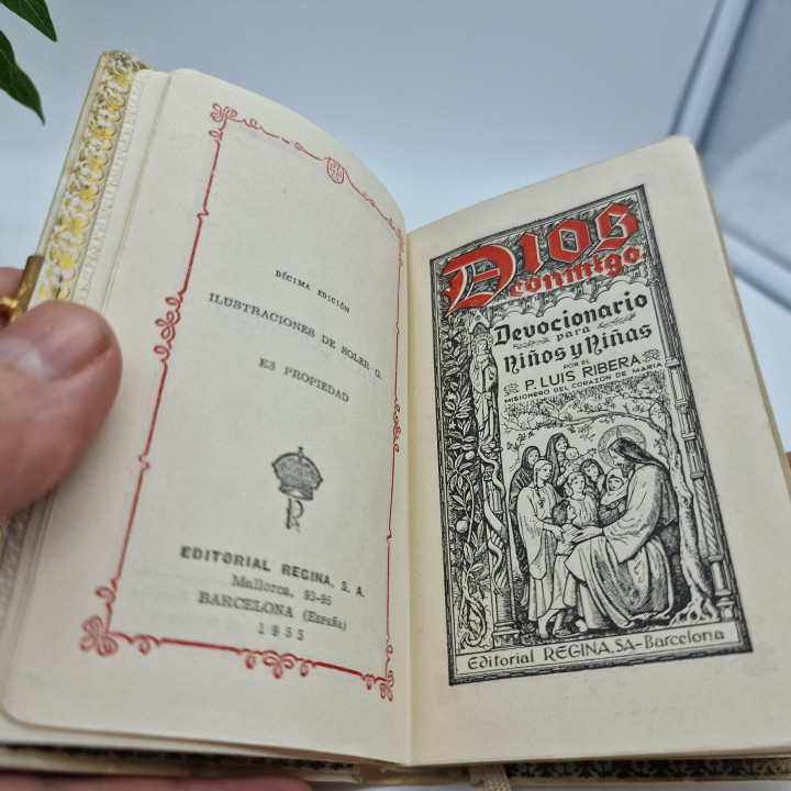 Devozionario per bambini Dios conmigo 1955 | Editorial Regina