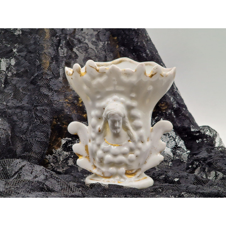 Vaso Limoges Desvignes & Forest Face de Cristo