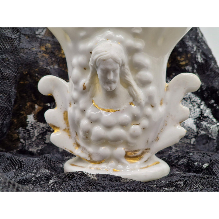 Vaso Limoges Desvignes & Forest Volto di Cristo