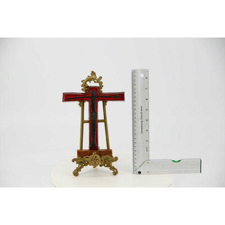 1970年代 スペイン製 ブルータリズム 陶器製 十字架