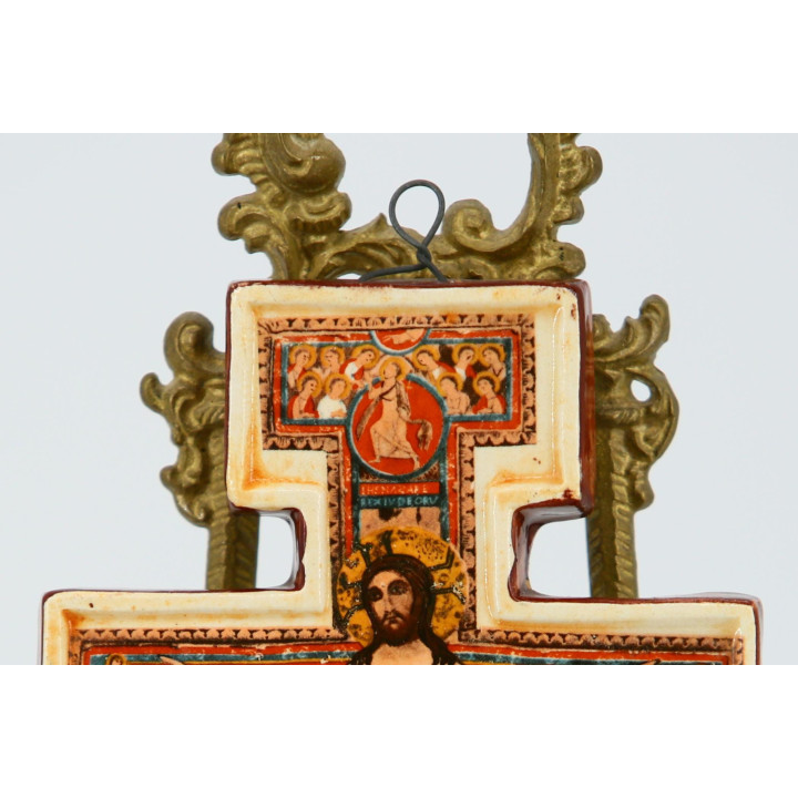 Cruz San Damián Cerámica 1970 | Iconografía Franciscana