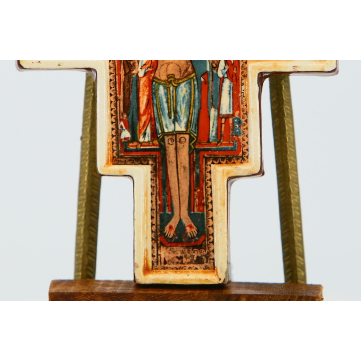 Cruz San Damián Cerámica 1970 | Iconografía Franciscana