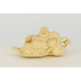 Hotei Laughing Buddha Polystone Statue - 10 cm