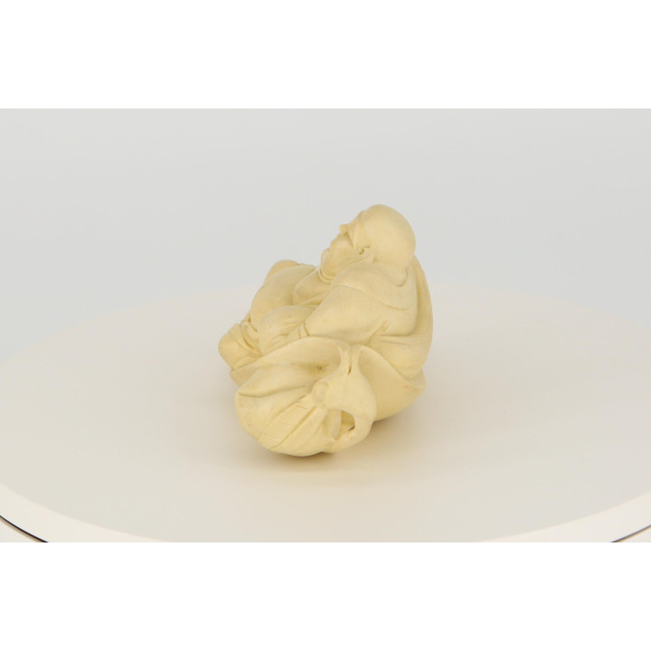Statua Buddha Ridente Hotei in Resina - 10 cm