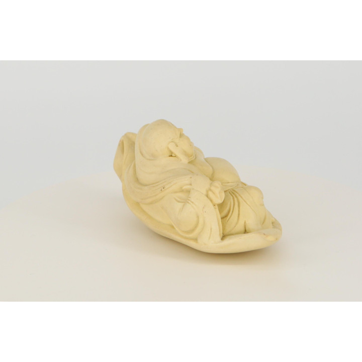 Statua Buddha Ridente Hotei in Resina - 10 cm