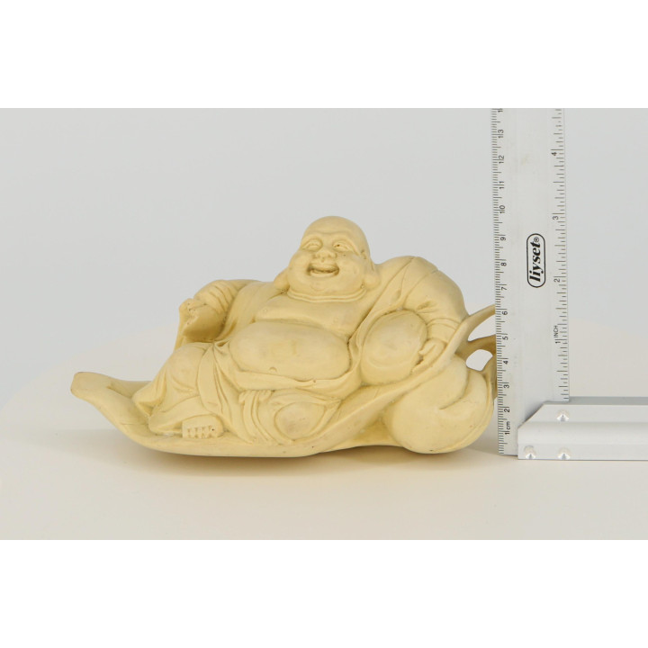 Statua Buddha Ridente Hotei in Resina - 10 cm